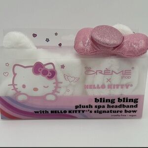 The Crème Shop x Hello Kitty Y2K Bling Bling Plush Spa Headband New